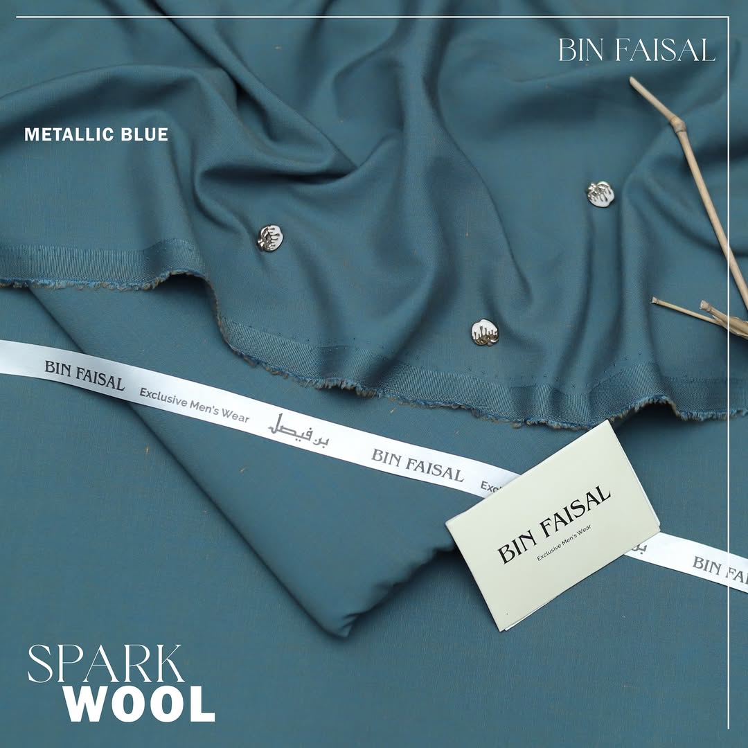 Bin Faisal Premium Spark Wool Fabric